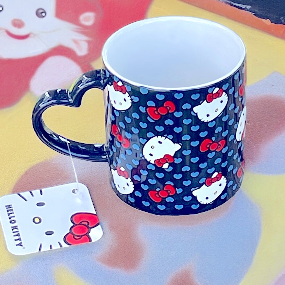 Hello Kitty blue coffee mug by Bioworld new